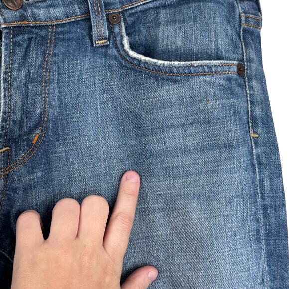 Citizens of Humanity Kelly 063 Low Waist Cropped Stretch Jeans Size 29 Blue - Picture 4 of 16